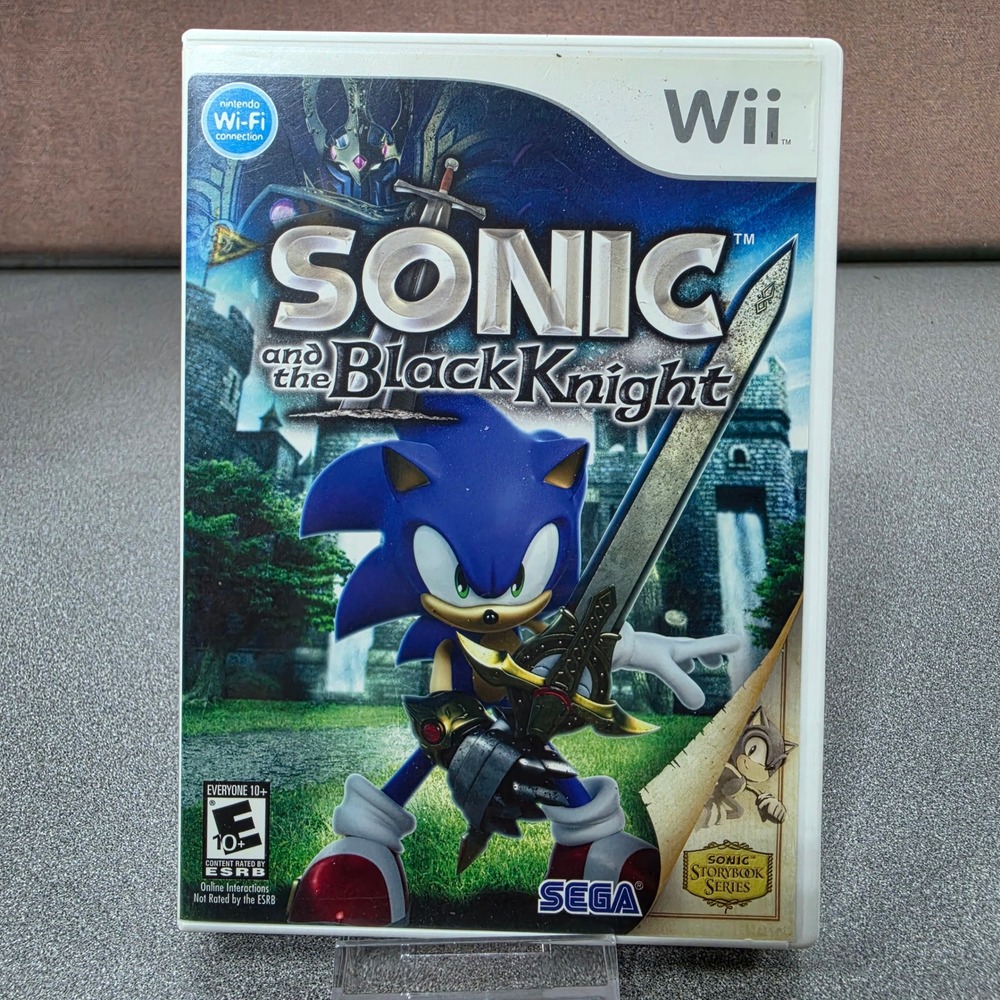 Sega Sonic and the Black Knight Nintendo Wii NTSC White Excellent CIB Manual
